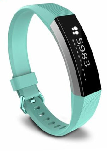 Silicone Sport Strap (For Fitbit Alta HR. Alta.) Turquoise