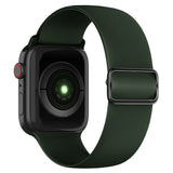 Elastic Solo Loop Band (Silicone For Apple Watch) Green