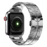 Stainless Steel Iron Man Band (For Apple Watch) Silver