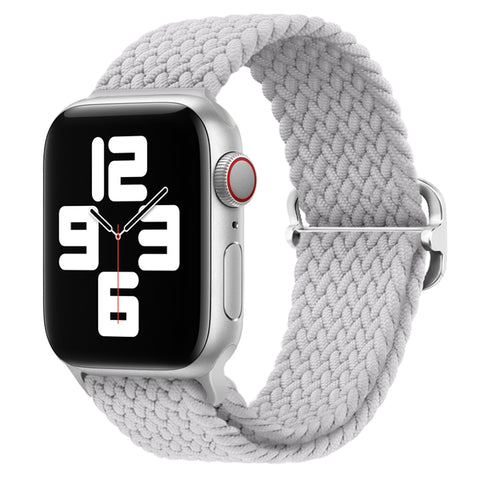 Braided Solo Loop Band (High Quality Nylon For Apple Watch) Grey