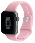 Silicone Sport Band (For Apple Watch) Light Pink