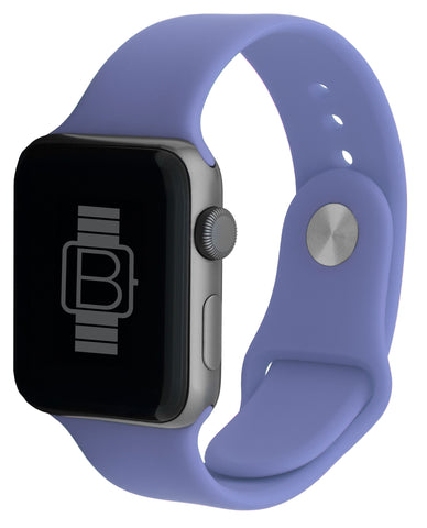 Silicone Sport Band (For Apple Watch) Lilac