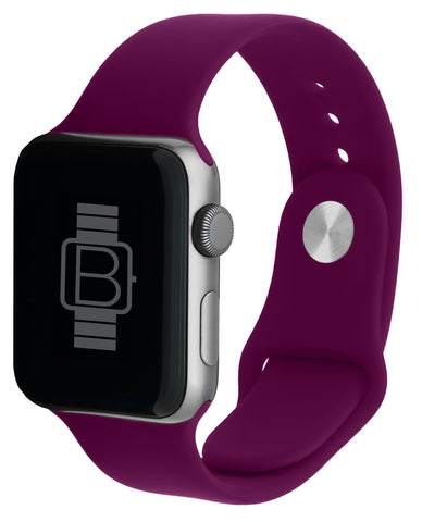 Silicone Sport Band (For Apple Watch) Royal Purple