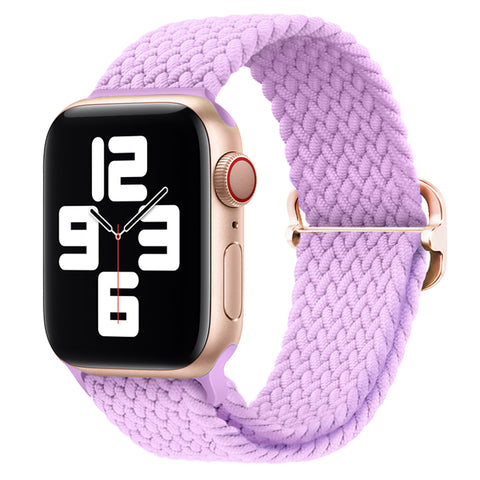 Braided Solo Loop Band (High Quality Nylon For Apple Watch) Lavender