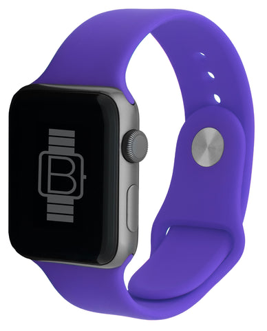 Silicone Sport Band (For Apple Watch) Purple