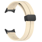 Magnetic Folding Buckle Silicone Band (For Google Pixel Watch) Ivory