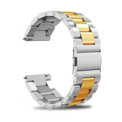 Stainless Steel Band (Samsung Galaxy Watch 4 / Classic) Silver & Gold