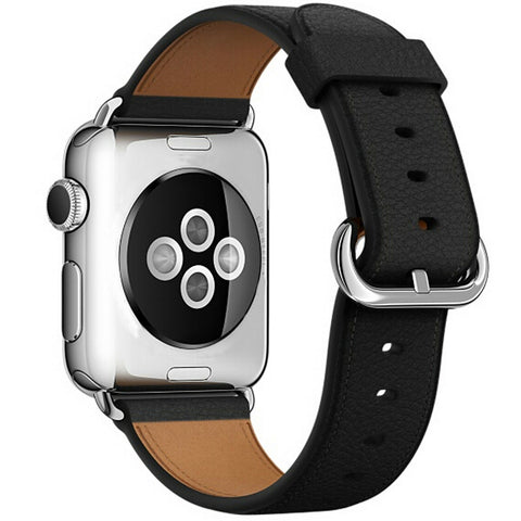 Genuine Leather Band (For Apple Watch) Black