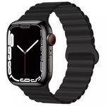 Magnetic Silicone Sport Band (For Apple Watch) Black