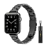 Slim Stainless Steel Band (For Apple Watch) Black