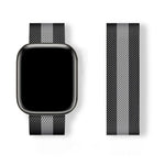 Magnetic Milanese Loop Band (For Apple Watch) Black & White