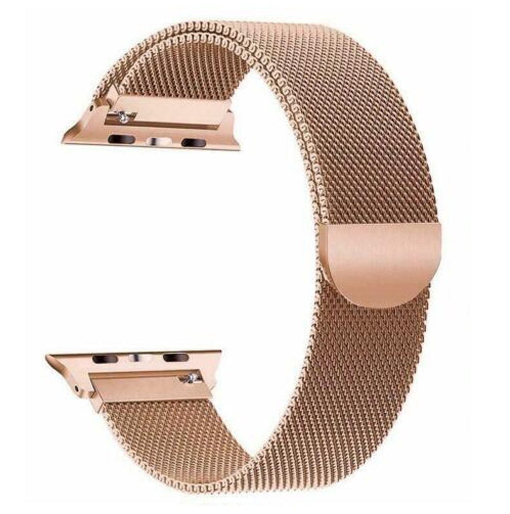 Magnetic Milanese Loop Band For Apple Watch - Rose Gold – Bakers Bands  Limited