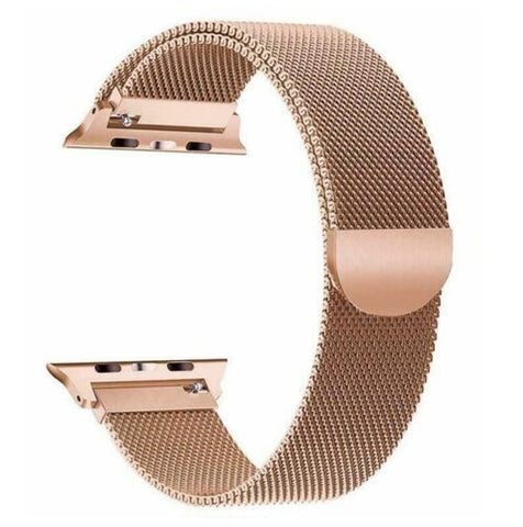 Magnetic Milanese Loop Band (For Apple Watch) Rose Gold