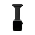 Fob Clip-On Strap (for Nurses Midwives Doctors Paramedics) Black (Apple Watch Compatible)