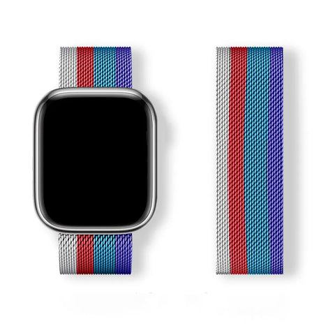Magnetic Milanese Loop Band (For Apple Watch) Herbie Stripe