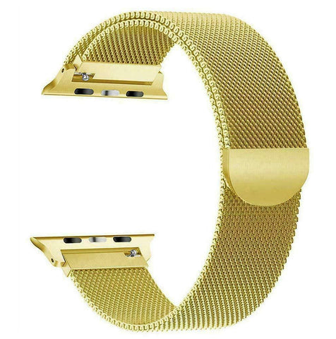 Magnetic Milanese Loop Band (For Apple Watch) Gold