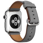 Genuine Leather Band (For Apple Watch) Light Grey