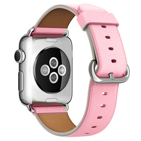 Genuine Leather Band (For Apple Watch) Pink