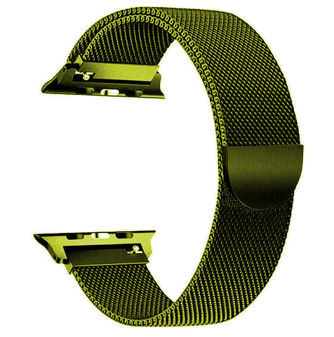 Magnetic Milanese Loop Band (For Apple Watch) Lime Green