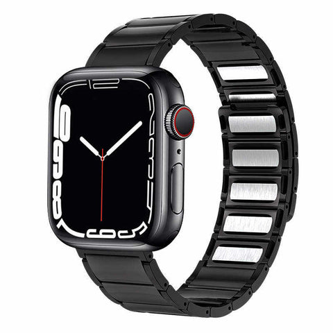 Magnetic Stainless Steel Band (For Apple Watch) Black