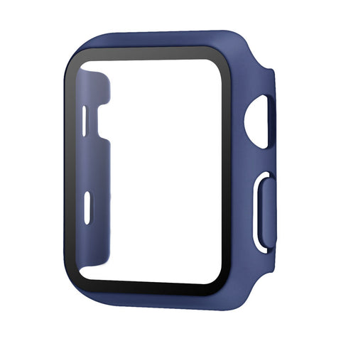 Apple Watch Polycarbonate/Tempered Glass Case - Navy