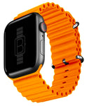 Ocean Style Silicone Band (High Quality For Apple Watch) Orange