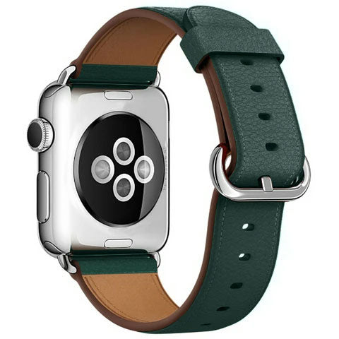 Genuine Leather Band (For Apple Watch) Green
