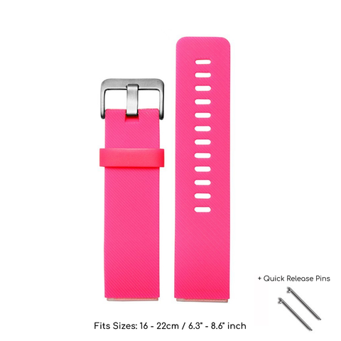 Silicone Sport Strap (For Fitbit Blaze) Pink