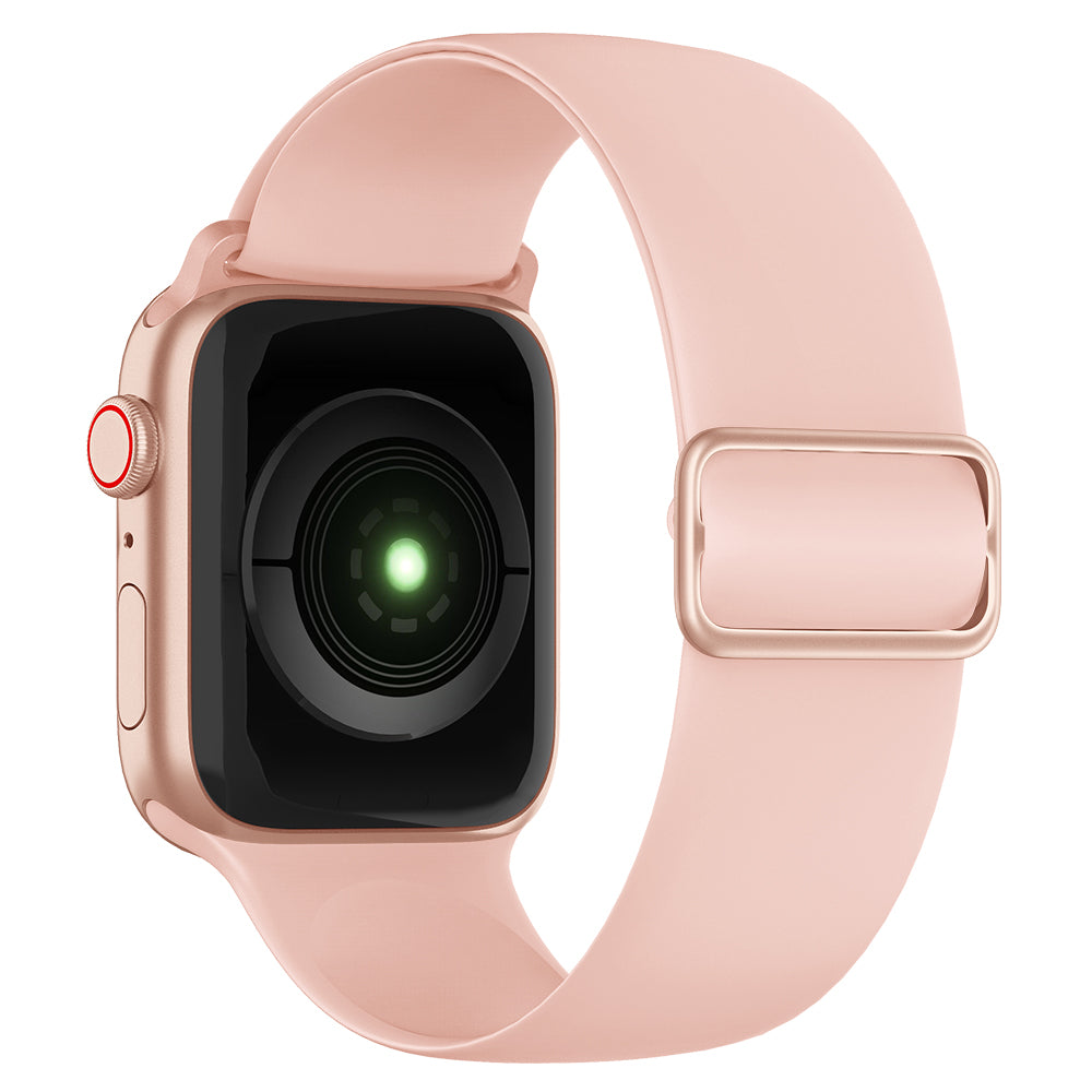 Pink Sand Gold Apple Watch Pink Band Elastic Solo Loop Band