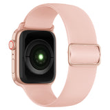 Elastic Solo Loop Band (Silicone For Apple Watch) Pink Sand