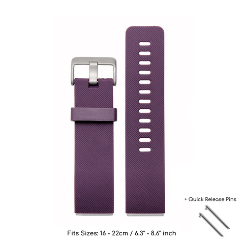 Silicone Sport Strap (For Fitbit Blaze) Purple