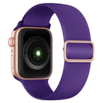 Elastic Solo Loop Band (Silicone For Apple Watch) Purple