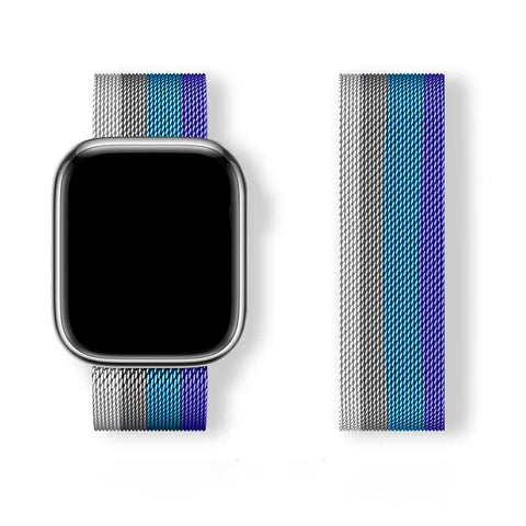 Magnetic Milanese Loop Band (For Apple Watch) Racing Stripe
