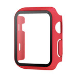 Apple Watch Polycarbonate/Tempered Glass Case - Red