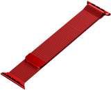 Magnetic Milanese Loop Band (For Apple Watch) Red