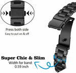 Slim Stainless Steel Band (For Apple Watch) Black