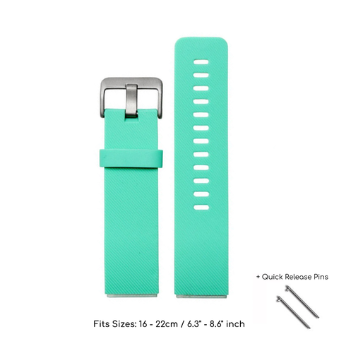 Silicone Sport Strap (For Fitbit Blaze) Turquoise