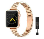 Slim Stainless Steel Band (For Apple Watch) Rose Gold
