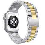 Stainless Steel Band (For Apple Watch) Silver & Gold