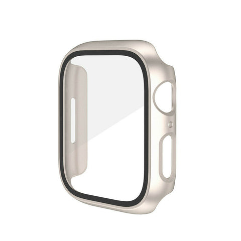 Apple Watch Polycarbonate/Tempered Glass Case - Starlight